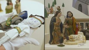 شاهد: أحدب مشوه الرقبة وطفل قطع رأسه جندي.. تماثيل صغيرة تعرض في مغارة ميلادية في الإكوادور