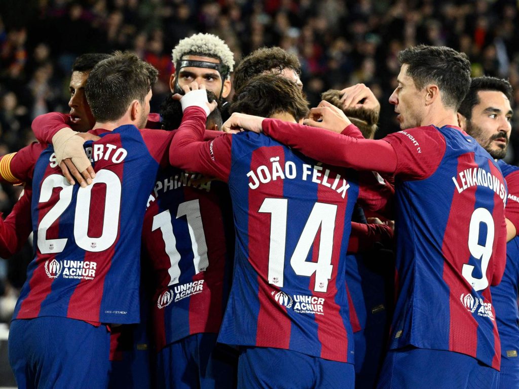 برشلونة يهزم ألميريا بشق الأنفس في الليغا