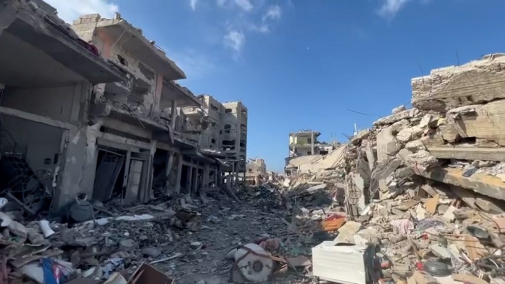 دمار شامل وصادم يضرب مدينة بيت حانون ومرافقها الرئيسية