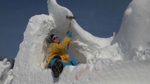 فيديو. شاهد: تماثيل جليدية مُبهرة للمشاركة في مهرجان هاربين بالصين