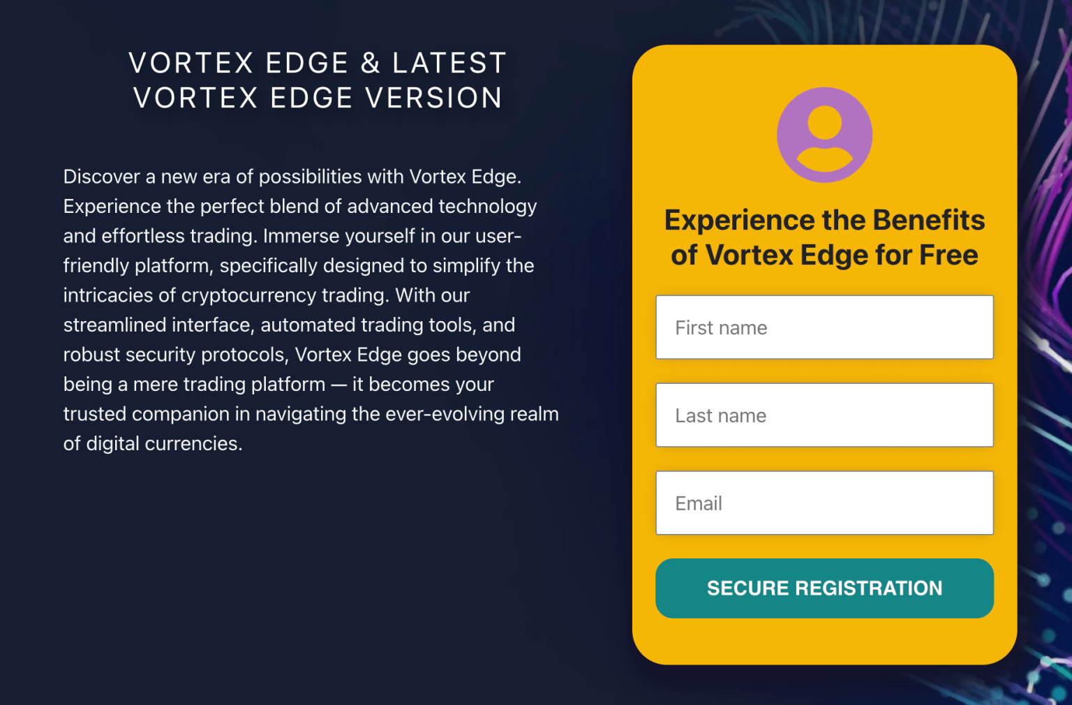 مراجعة Vortex Edge – منصة تداول احتيالية أو مشروعة