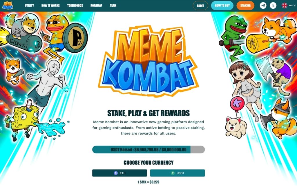 كيف يعزز هاتف Solana (SOL) Saga الجديد منصة Web3 iGaming بقيمة 7 ملايين دولار Meme Kombat بسعر رخيص قدره 0.279 دولار