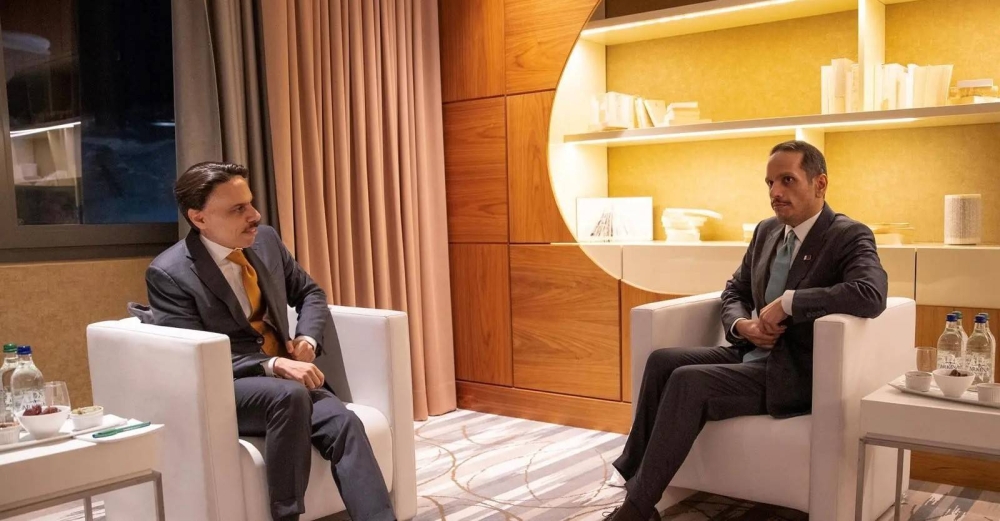 وزير الخارجية يبحث مع نظيره القطري الموضوعات الإقليمية والدولية والمستجدات في غزة