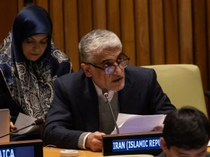 سفير إيران بالأمم المتحدة: إسرائيل تسعى لجر الولايات المتحدة لحرب بالمنطقة