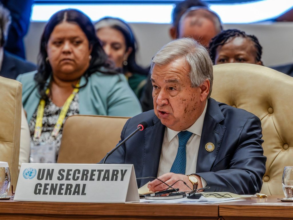 غوتيريش: إنكار حق الفلسطينيين في بناء دولتهم غير مقبول