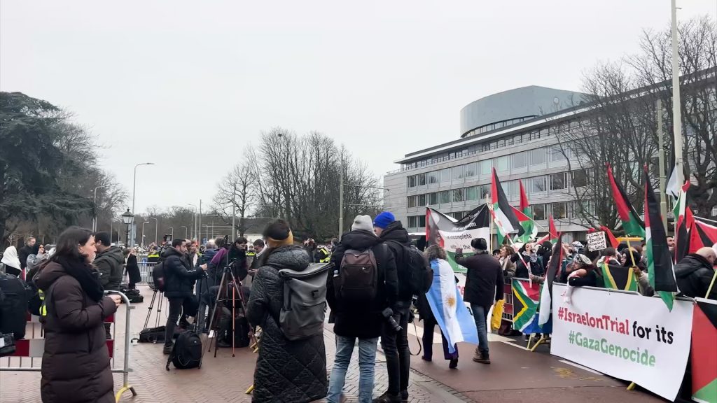 نصرة للشعب الفلسطيني.. شاهد احتجاجات في لاهاي ضد إسرائيل