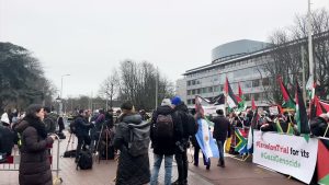 نصرة للشعب الفلسطيني.. شاهد احتجاجات في لاهاي ضد إسرائيل