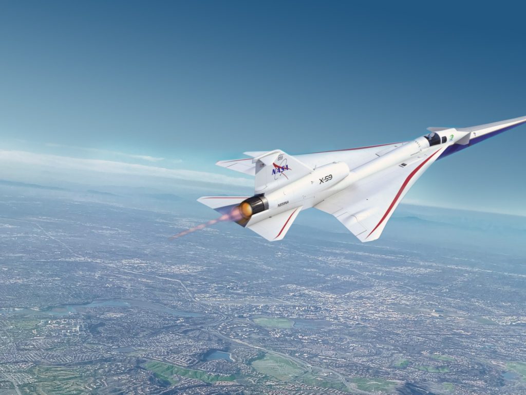 ناسا تكشف عن طائرتها الثورية الأسرع من الصوت
