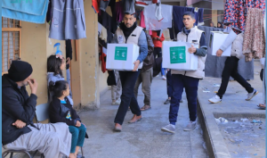 مركز الملك سلمان للإغاثة يواصل توزيع مساعداته للمتضررين في غزة