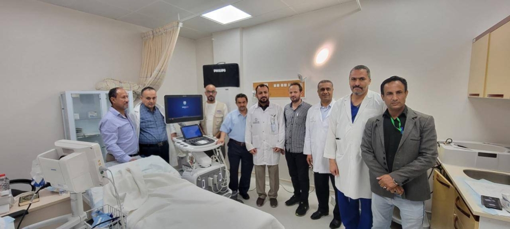 مستشفى عدن المدعوم سعودياً يدخل أحدث أجهزة القلب للخدمة