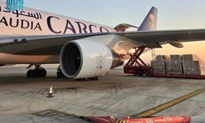 مغادرة الطائرة الإغاثية السعودية العاشرة التي يسيّرها مركز الملك سلمان للإغاثة لمساعدة الشعب الأوكراني