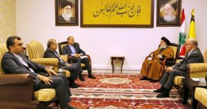 عبد اللهيان يبحث تطورات حرب غزة في بيروت