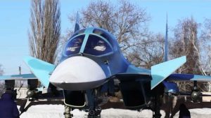 روسيا تنشر لقطات تظهر المهمة القتالية لطائرة سوخوي سو-34