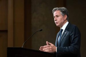 بلينكن: الممر البحري ليس بديلاً عن إدخال المساعدات برّاً لغزة