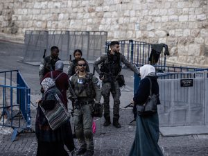 انتشار كثيف لشرطة الاحتلال في محيط الأقصى قبيل رمضان