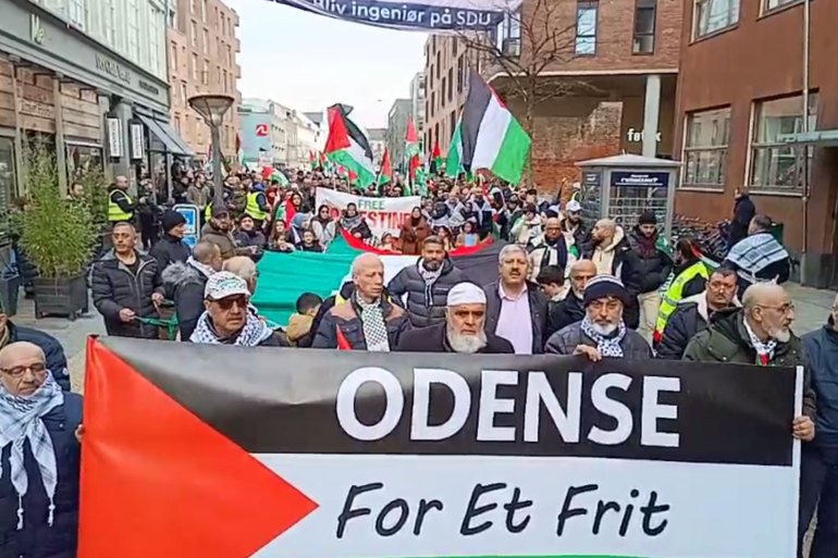 مظاهرات في مدن غربية دعماً لغزة (الدانمارك)