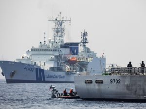 أول مناورات عسكرية رباعية في بحر جنوب الصين