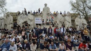 شاهد: مظاهرة حاشدة في بودابست ضد رئيس الوزراء فيكتور أوربان