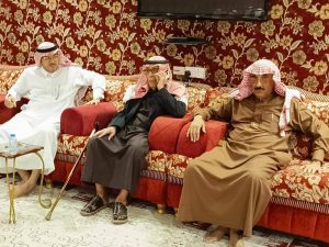 الجهني يتلقى التعازي في نجله محمد