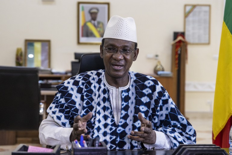Mali transitional Prime Minister Choguel Maiga