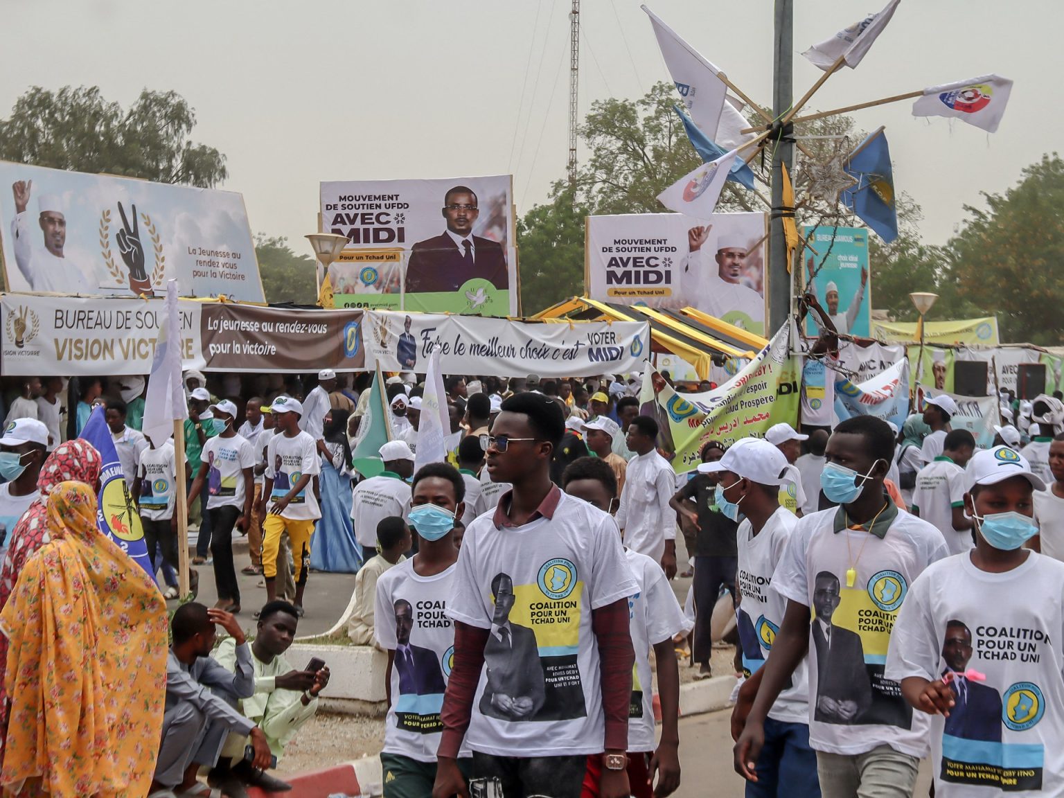 انطلاق الحملات الرئاسية بتشاد والمعارضة تتهم السلطة بالانحياز لديبي وتدعو للمقاطعة