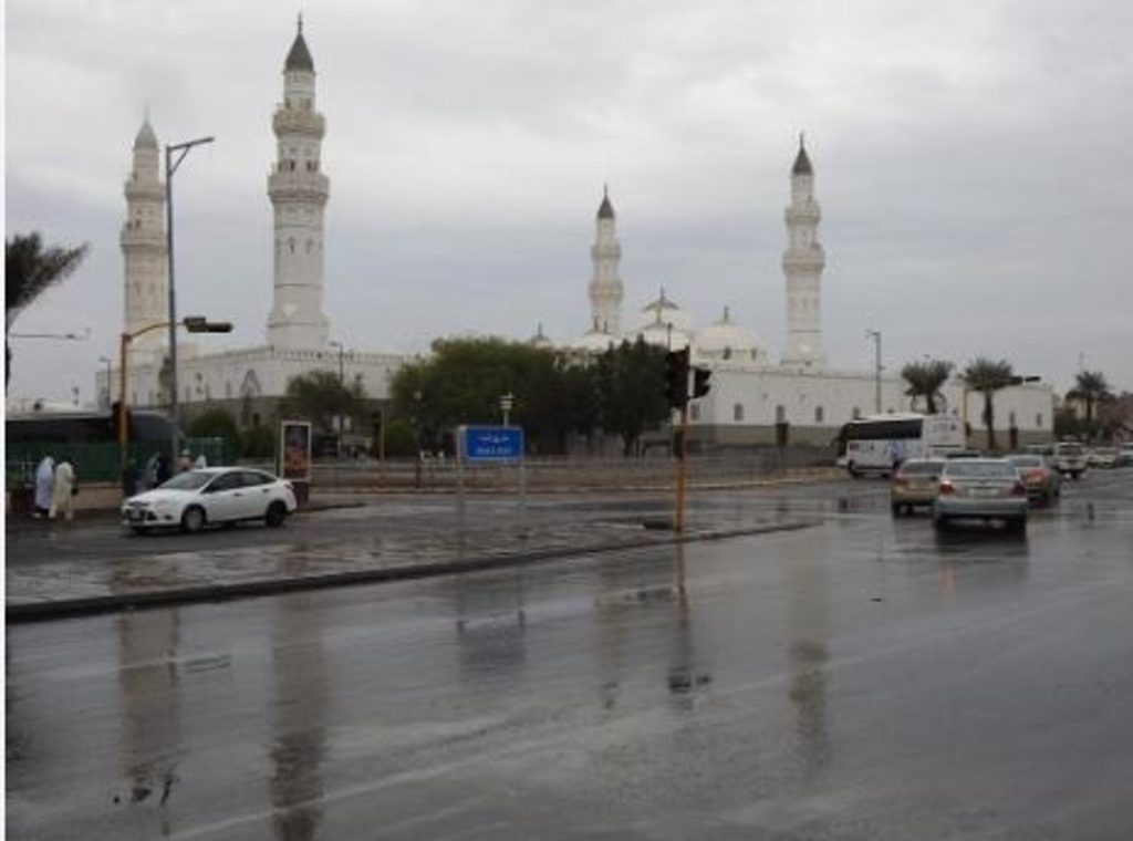 "الأرصاد" ينبه من أمطار متوسطة على المدينة المنورة