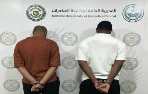 القبض على شخصين بتبوك لترويجهما 3.6 كيلوجرامات من الحشيش