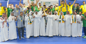 الخليج يتوج بكأس الاتحاد للكرة الطائرة لأول مرة في تاريخه