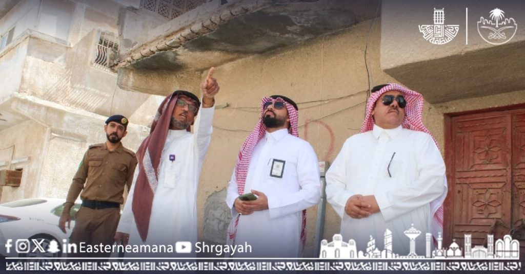 حملة لرصد المباني الآيلة للسقوط في المنطقة المركزية بالدمام