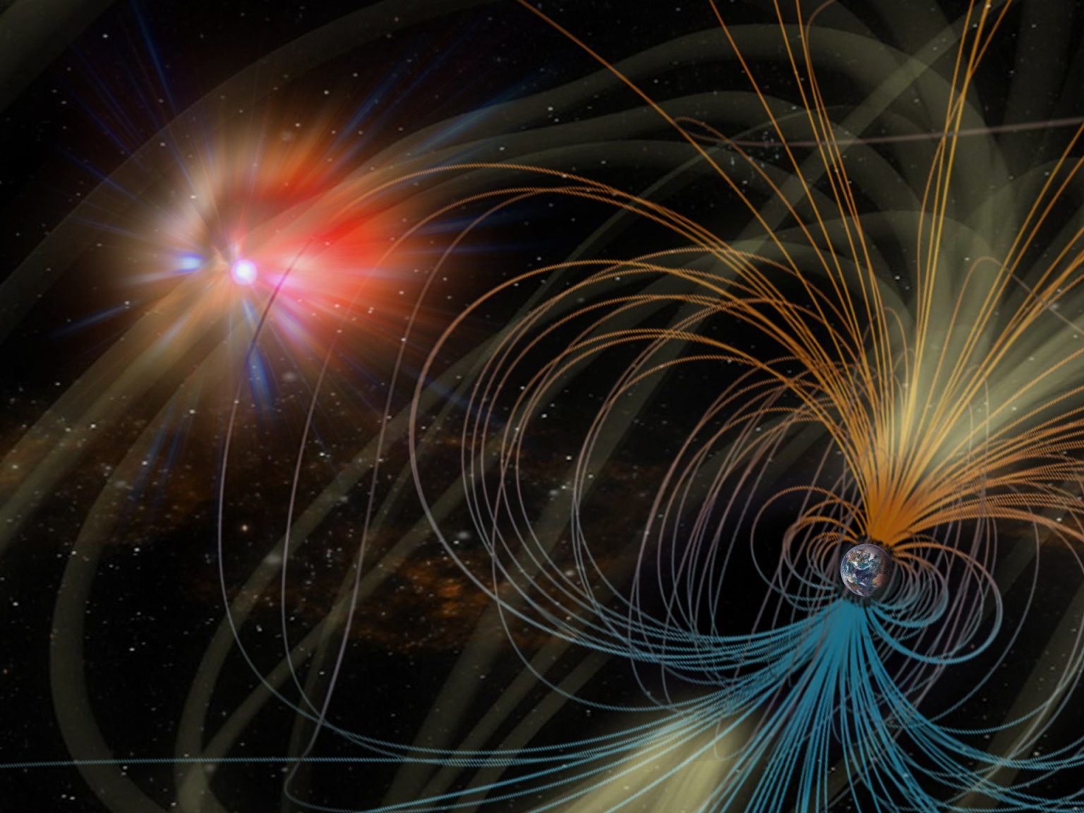دراسة: ضعف المجال المغناطيسي يدعم تنوع الحياة على الأرض