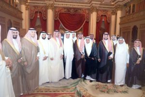 أمراء يشرفون أفراح أزهر والمداح