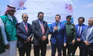 البرنامج السعودي لتنمية وإعمار اليمن يضع حجر الأساس لمشاريع تنموية في مأرب
