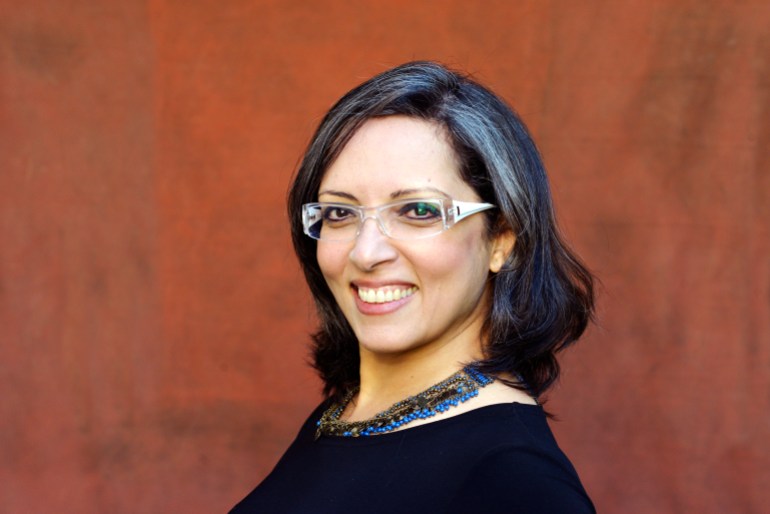 PARIS, FRANCE - APRIL 15: Egyptian writer May Telmissany poses during a portrait session held on April 15, 2014 in Paris, France. (Photo by Ulf Andersen/Getty Images)