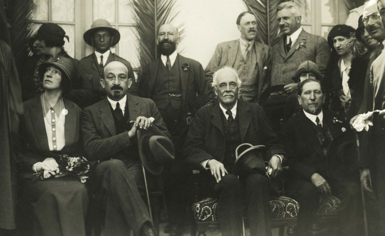 Chaim Weizmann, Arthur Balfour and Nahum Sokolov