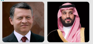 ولي العهد يتلقى رسالة خطية من ملك الأردن تتصل بالعلاقات الأخوية بين البلدين