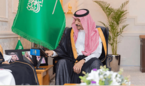 الأمير عبدالرحمن بن عبدالله يدشّن غابة الغاف ضمن مبادرة حفرالباطن أخضر