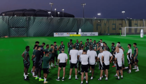 الأخضر يواصل تدريباته استعدادًا لمواجهة منتخب اليابان الخميس القادم