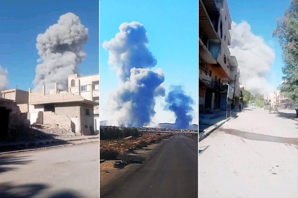 غارات إسرائيلية تستهدف مدينة تدمر