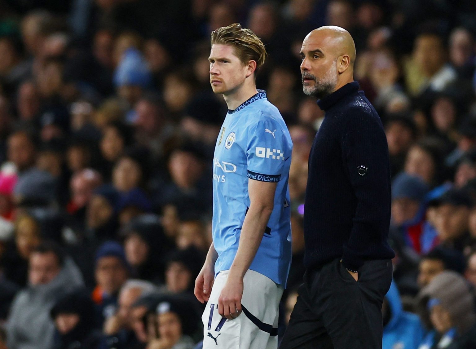 دي بروين يتحدث عن مستقبله مع مانشستر سيتي وغوارديولا يدعمه