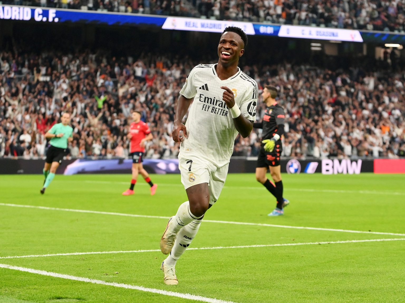 فينيسيوس نجم ريال مدريد تحول إلى آلة تهديفية