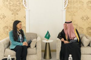 الجبير يلتقي المدير الإداري للمنتدى الاقتصادي العالمي ويبحثان المواضيع ذات الاهتمام المشترك