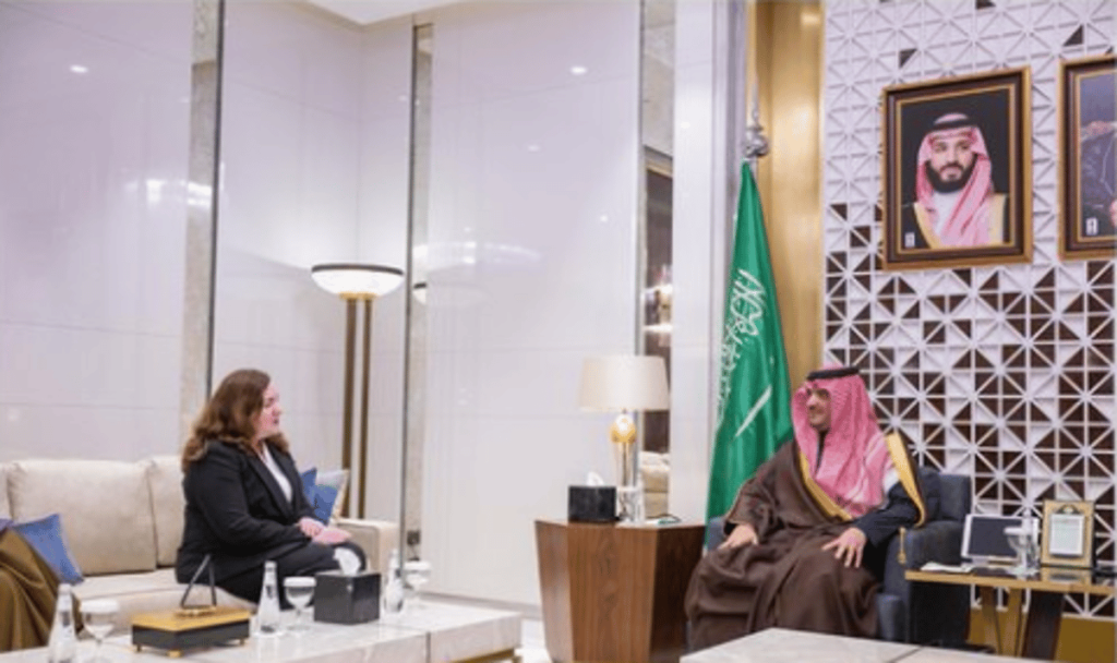 وزير الداخلية يبحث تعزيز التعاون مع المديرة التنفيذية للجنة مكافحة الإرهاب في الأمم المتحدة