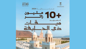 أكثر من 10 ملايين زائر لميقات ذي الحليفة منذ بداية 2024م