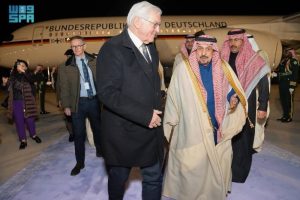 الرئيس الألماني يصل إلى الرياض