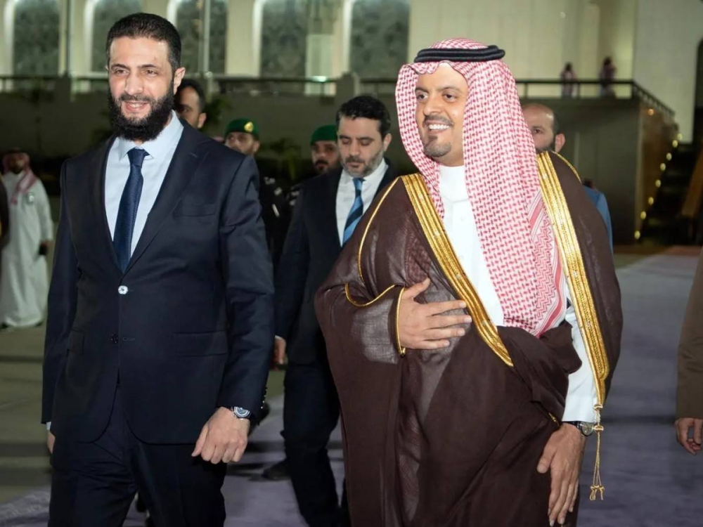 الرئيس السوري أحمد الشرع يغادر جدة