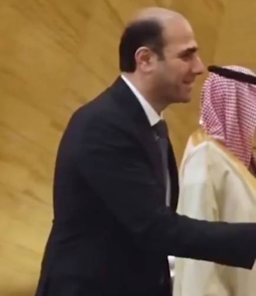 أول ظهور لحازم الشرع شقيق الرئيس السوري في السعودية.. هل يتولى منصباً رسمياً؟