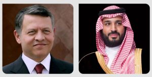 ولي العهد وملك الأردن يبحثان مستجدات الأحداث ومساعي تحقيق الأمن والاستقرار