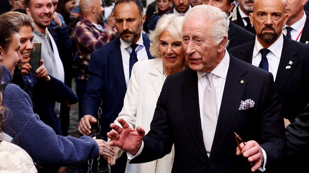 فيديو. استراحة الآيس كريم للملك والملكة في روما