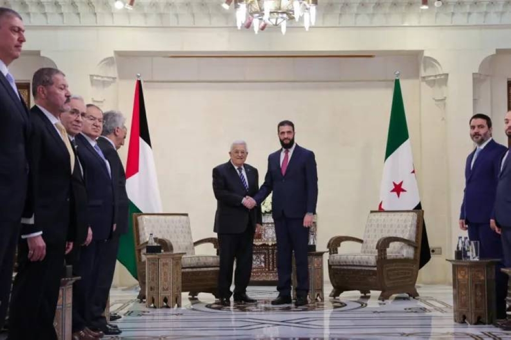 أبو مازن في دمشق للمرة الأولى منذ 16 عاماً