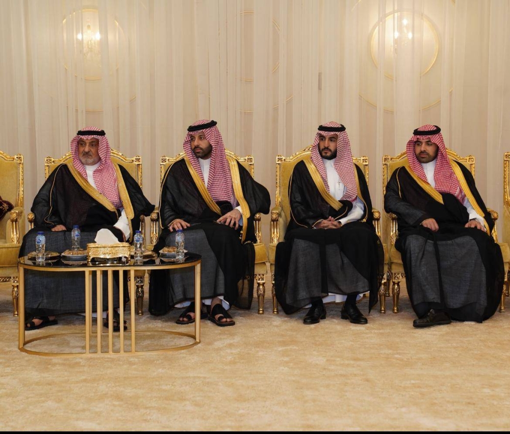 أمراء ومسؤولون يشرفون عقد قران عزب والغامدي